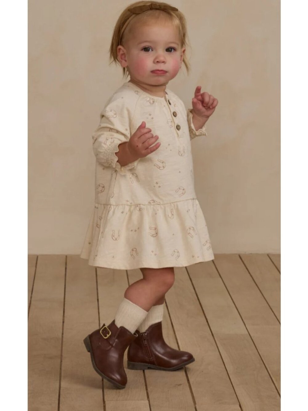 NWT Rylee and Cru swing dress horseshoes 8-9y